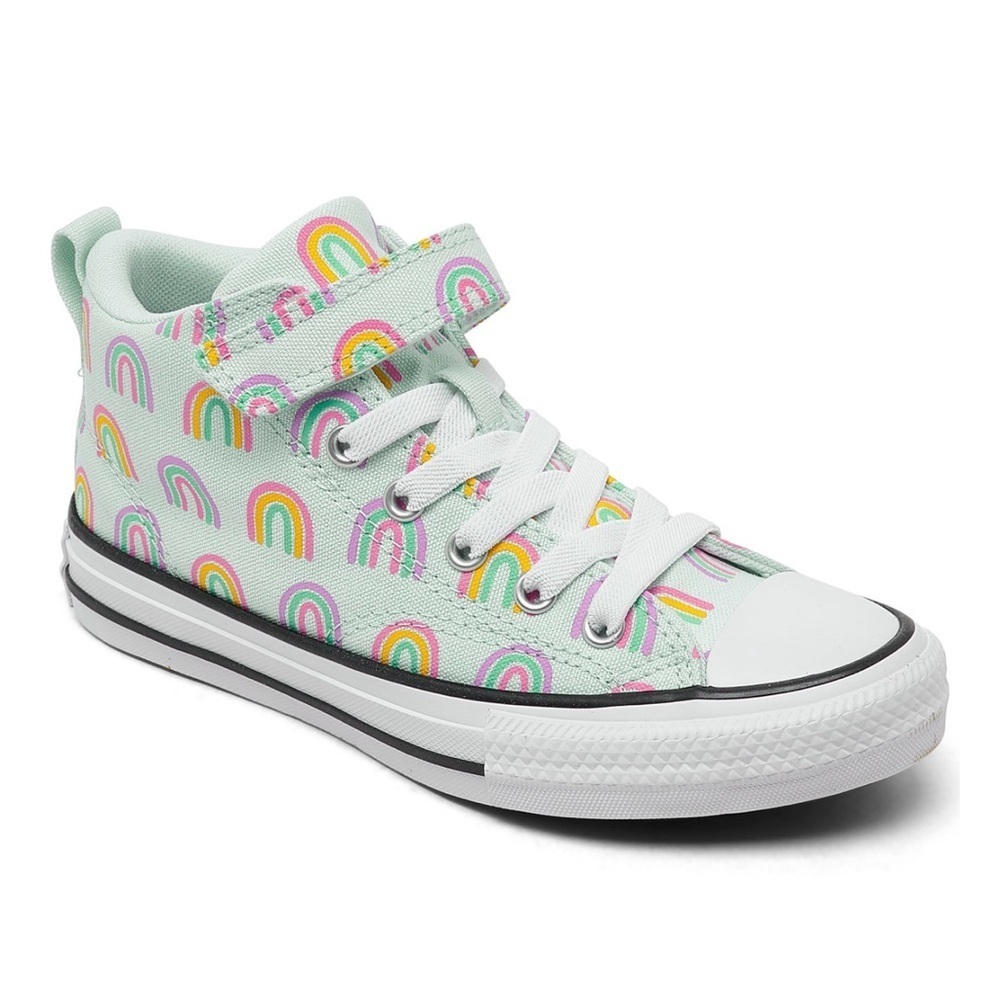 Converse Chuck Taylor All Stars Rainbows Pastel Mid-Top Canvas Sneakers